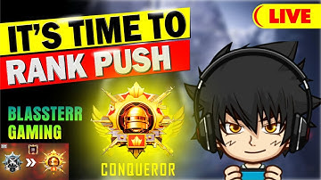 DAY 02 : FPP / TPP SOLO CONQUEROR LIVE RANK PUSH TIPS/TRICKS @blassterr  LIVE RANK PUSH SOLO FPP/TPP