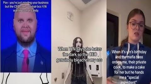 Funniest Y/N and CEO TikTok meme Compilation( Part 3)
