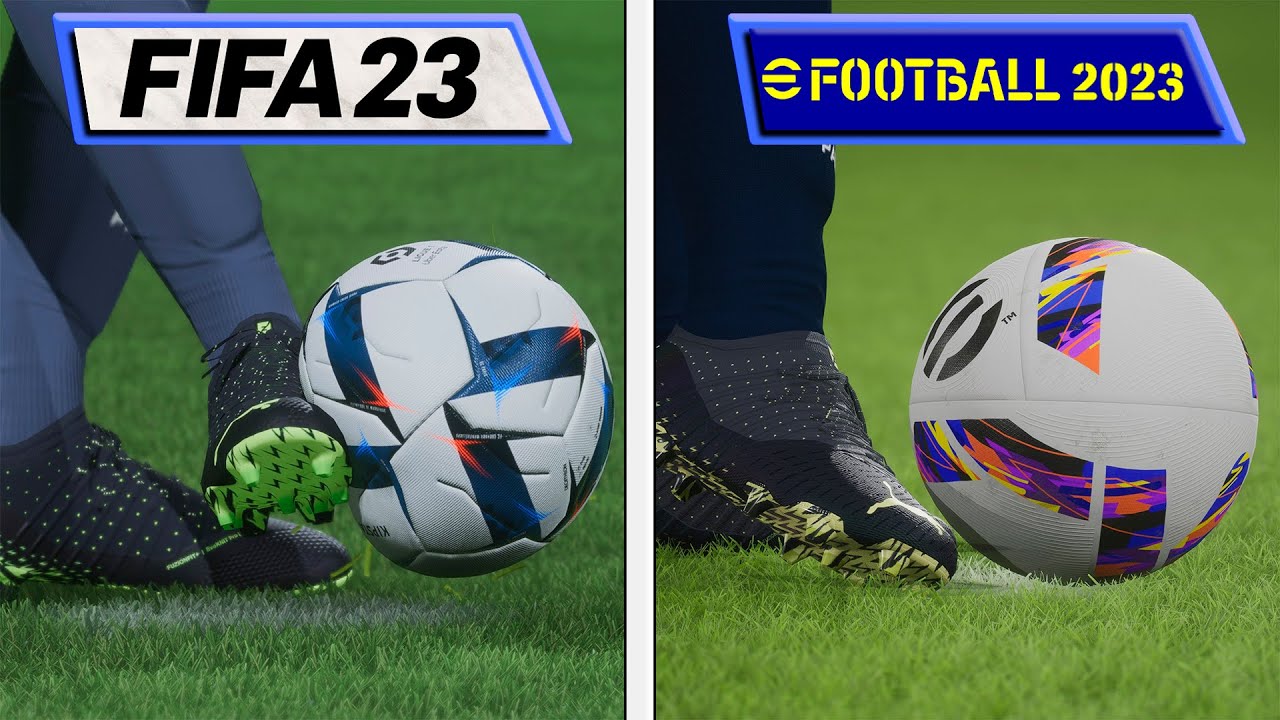 FIFA 23 x eFootball 2023: qual jogo tem os melhores gráficos?