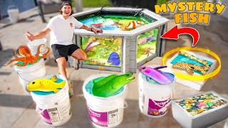 Stocking My SALTWATER POND With Tons of EXOTIC SEA CREATURES! (Shopping Spree)