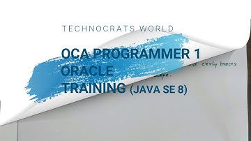 OCA Java SE 8 programmer 1\Module1\Lesson2\Session1