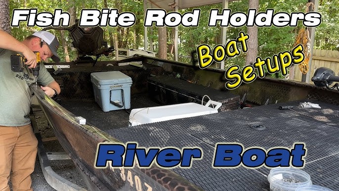 Fish Bite Rod Holders: Round Rail Mount Installation and Stress Test 
