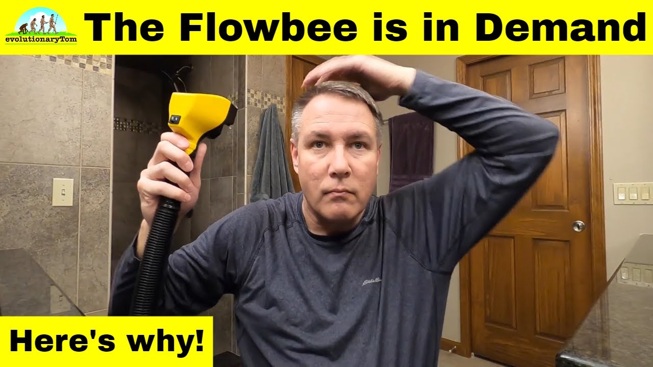 cutting hair with flowbee