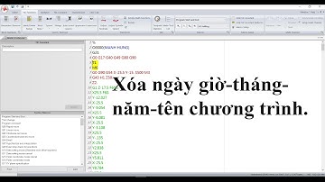 Sửa Post  Processor xóa tên chương trình-ngày-tháng-năm..v..v