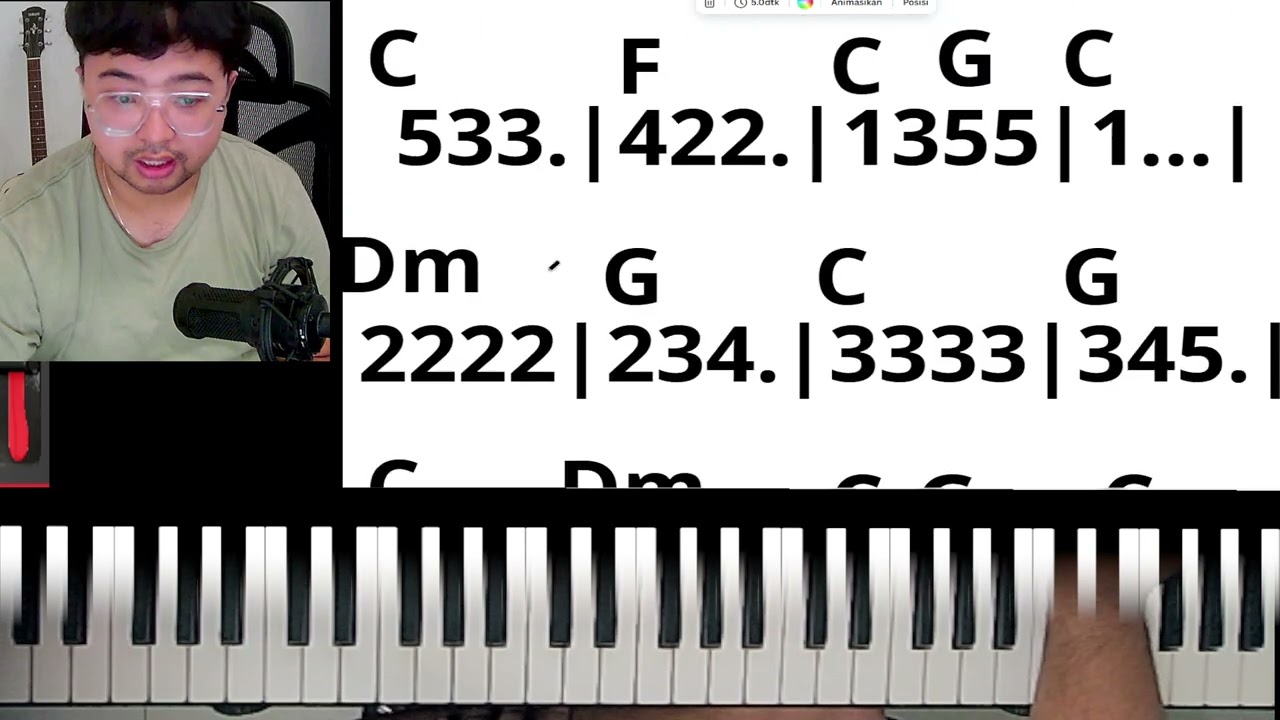 Latihan pola 15123 dengan melody