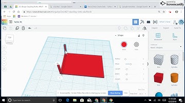 Tinkercad Tutorial (Table)