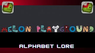Alphabet Lore Mod In Melon Playground 14.0 - Concept People Playground Mod
