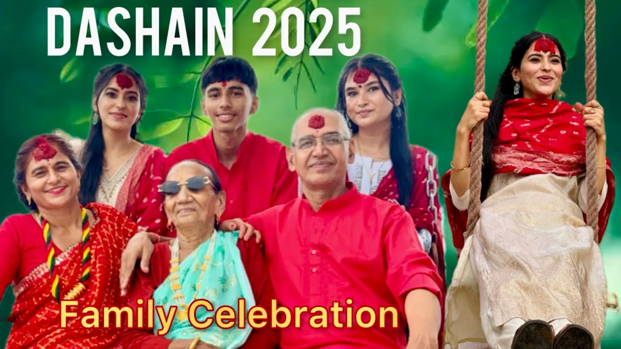 Дашайн в моём родном городе | Чистая непальская культура ❤️