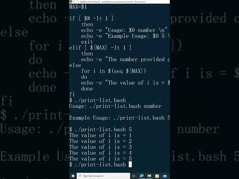 Shell Script to