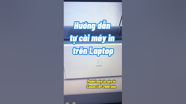 Hướng dẫn caig máy in cho laptop