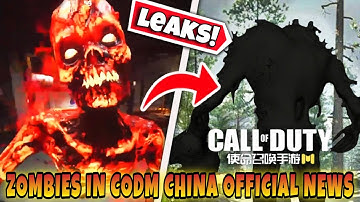 ZOMBIES IN CODM CHINA OFFICIAL NEWS BETA Test server CODM CHINESE CHINA TODAY CONFIRMED ZOMBIES MODE