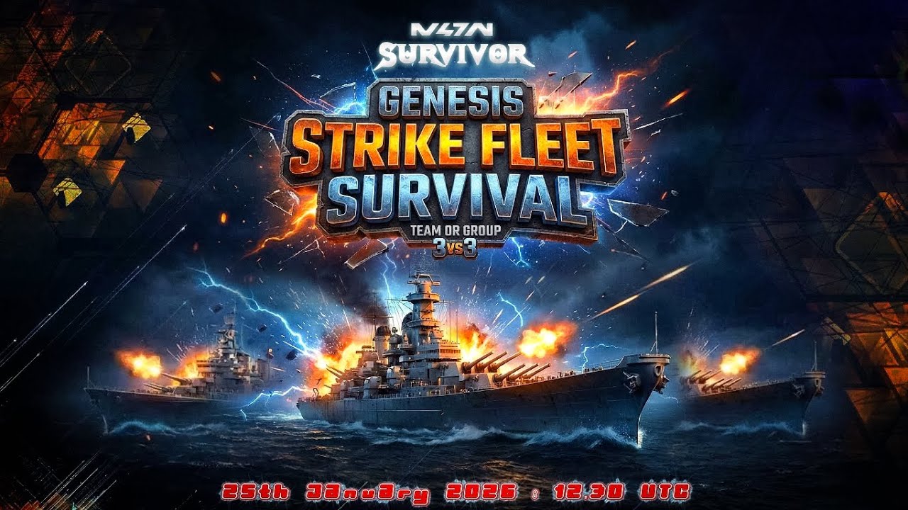 GENESIS: STRIKE FLEET SURVIVAL (M47W-SURVIVORS) || GROUP:TEAM | ROUND-2 || MONTHLY TOUR.