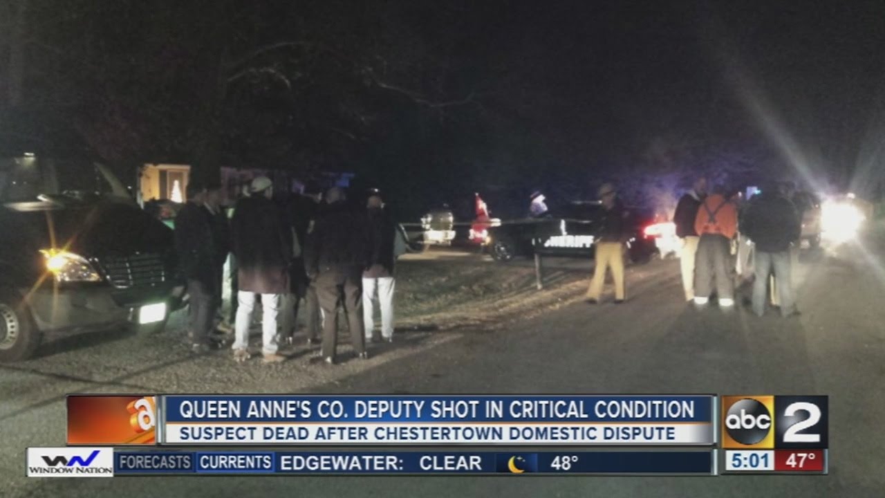 Queen Anne's County sheriff's deputy shot in altercation with suspect YouTube