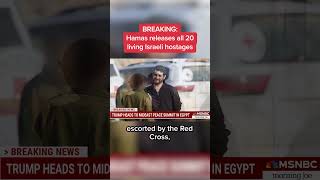 Hamas releases all 20 living Israeli hostages