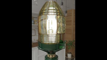 St Augustine Lighthouse First Order Fresnel Lens | 3D Model Animation