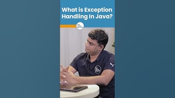 What is Exception Handling in Java? | Java Interview Questions | #shorts #kiransir #java