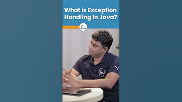 What Is Exception Handling In Java Java Interview Questions Shorts Kiransir Java 
