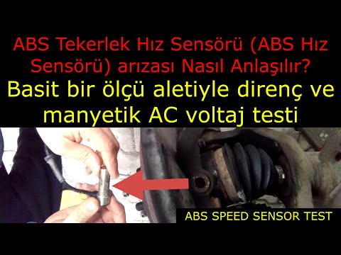 Video: Tekerlek hız sensörleri kirlenebilir mi?