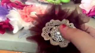 Fabric flower share
