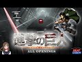 Beat Saber | Attack on Titan / Shingeki no Kyojin  | All Opening Songs  (1 - 6)