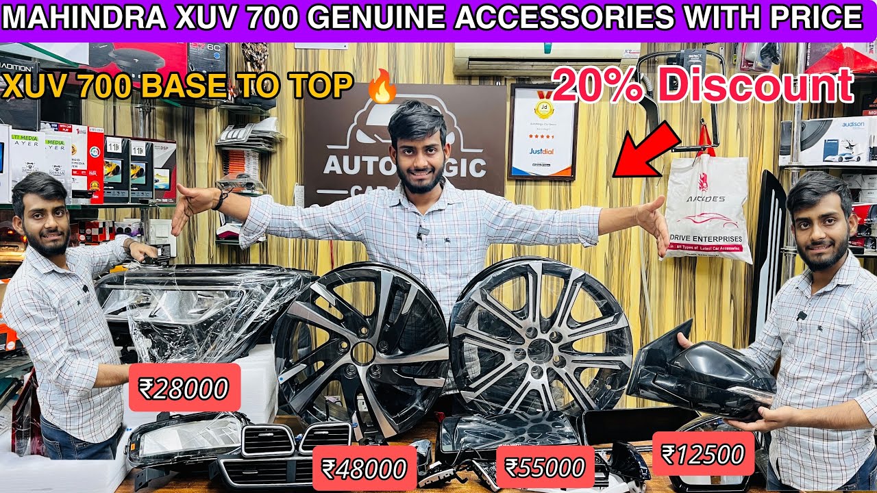 XUV 700 Genuine Accessories With Price 🔥 XUV 700 MX Modified || XUV 700 Modification || XUV 2024 ✅