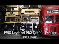 Vintage Restored 1950 Leyland PD2 Double Decker Bus Exterior And Interior Tour Birmingham Livery