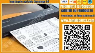 Imprimante portable thermique A4 #imprimante 