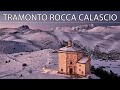 GRAN SASSO: Tramonto freddissimo al castello medievale di Rocca Calascio - Ambientazione Fantasy