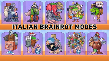 Merge Fellas All Italian Brainrot Modes in Single Frame Video College Mode