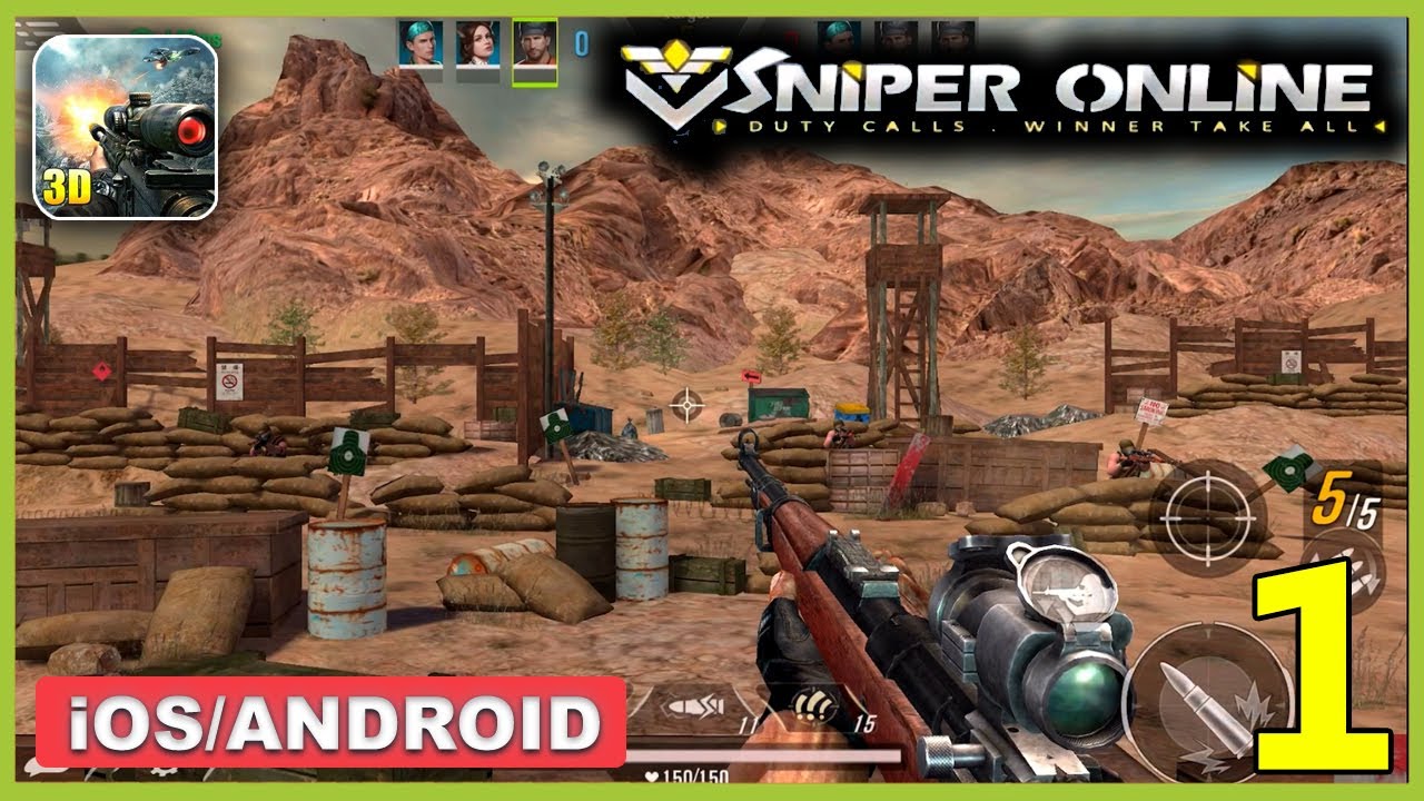 Sniper Online Gameplay Walkthrough (Android, iOS) - Part 1