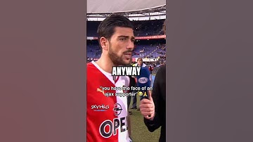 Pellè gaat niet in discussie met "ajax supporter" #grazianopelle #deklassieker #feyenoord #shorts