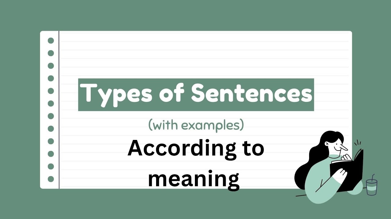 Types of sentences According to meanings | English grammar | easy to understand with examples