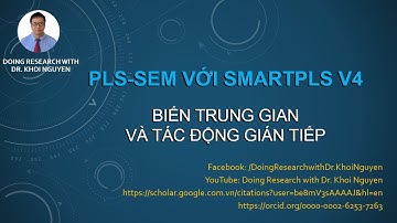 PLS-SEM với SmartPLS v4 - Biến trung gian và tác động gián tiếp (Mediators and mediating effects)