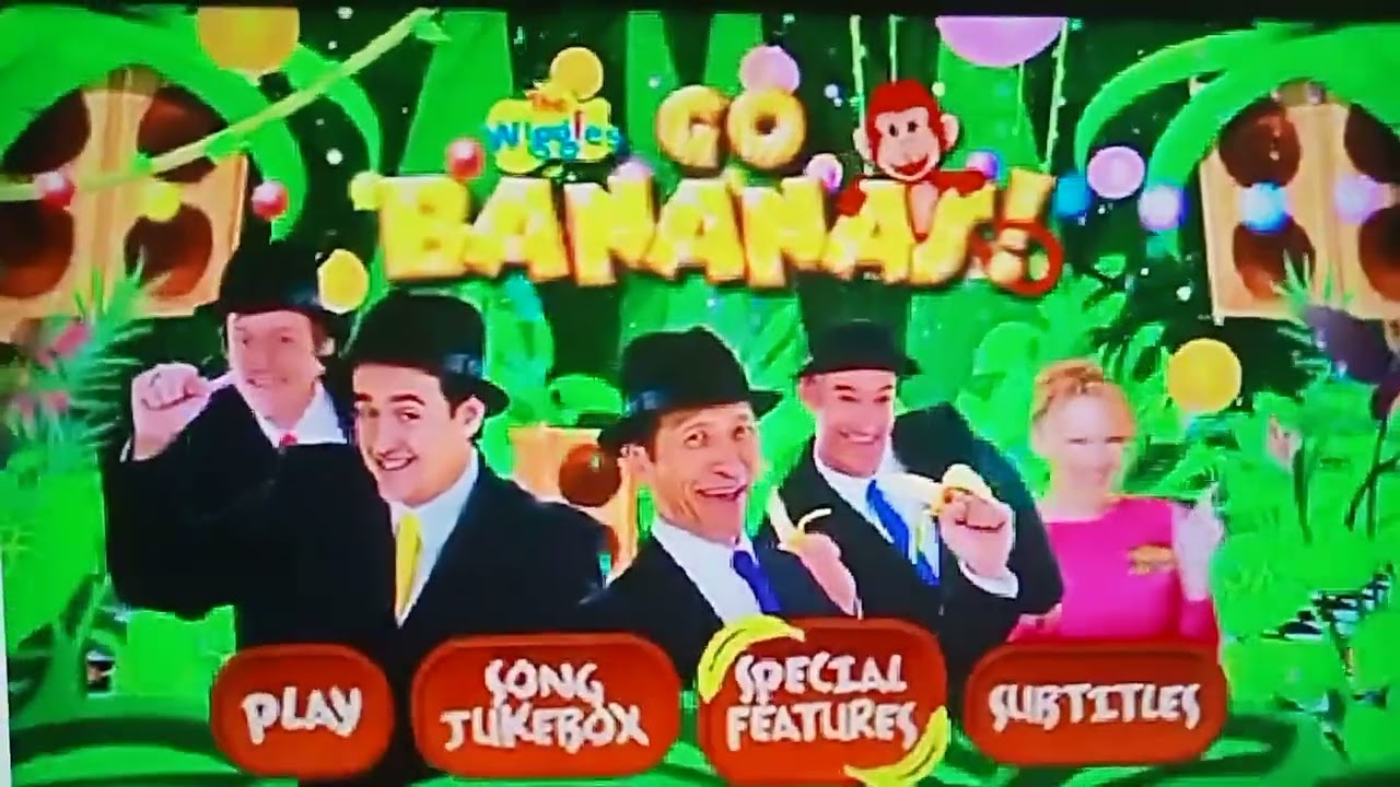 The Wiggles Go Bananas 2009 Australian Dvd Menu Walkthrough Youtube