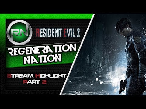 Resident Evil 2 - Stream Highlight Part 2 - Lots of me screaming 👌