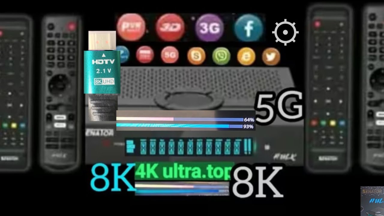 Sanetor Hulk Vip 8k Android 4GB Ram 32 GB ROM Best picture quality Complete Video