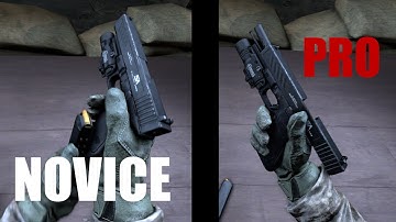 Glock 17 Reload - Novice vs Professional