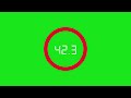Green Background with Red Circular Progress Indicator at 100