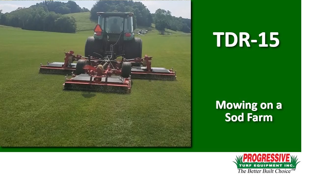 A TDR-15 on a Sod Farm