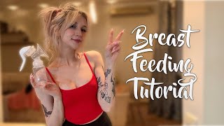 4K Breastfeeding Tips & Breast Pump Tutorial شیردهی نکات و آموزش استفاده از پمپ سینه