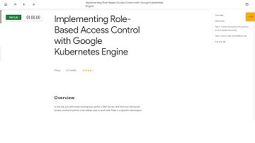 Qwiklabs | Implementing Role-Based Access Control with Google Kubernetes Engine