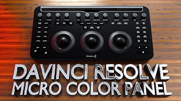 Can the Davinci Resolve Micro Color Panel make you a better colorist?