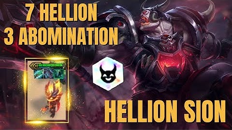 HELLION SION & KENNEN 3 W/ 7 HELLION COMP! | PATCH 11.9 | Teamfight Tactics: Reckoning | Set 5 | PBE