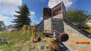 HE WAS CRAFTING A LEVEL 3 WORKBENCH! RUST