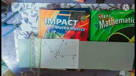 Geometry: Unit (4).. Lesson 5, Geometric construction for First prep, first term 👌👍🌹