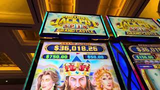 Fortune Jackpot Spin Grand Castle $32.00 a pull let’s try to get a game! @hardrocktampa 