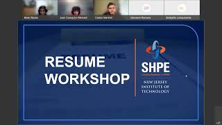 SHPE Resume Workshop Spring 22'
