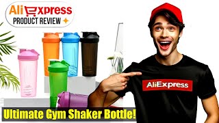 Ultimate Leak-Proof Gym Shaker Bottle with Scale - Must-Have for Fitness Enthusiasts!
