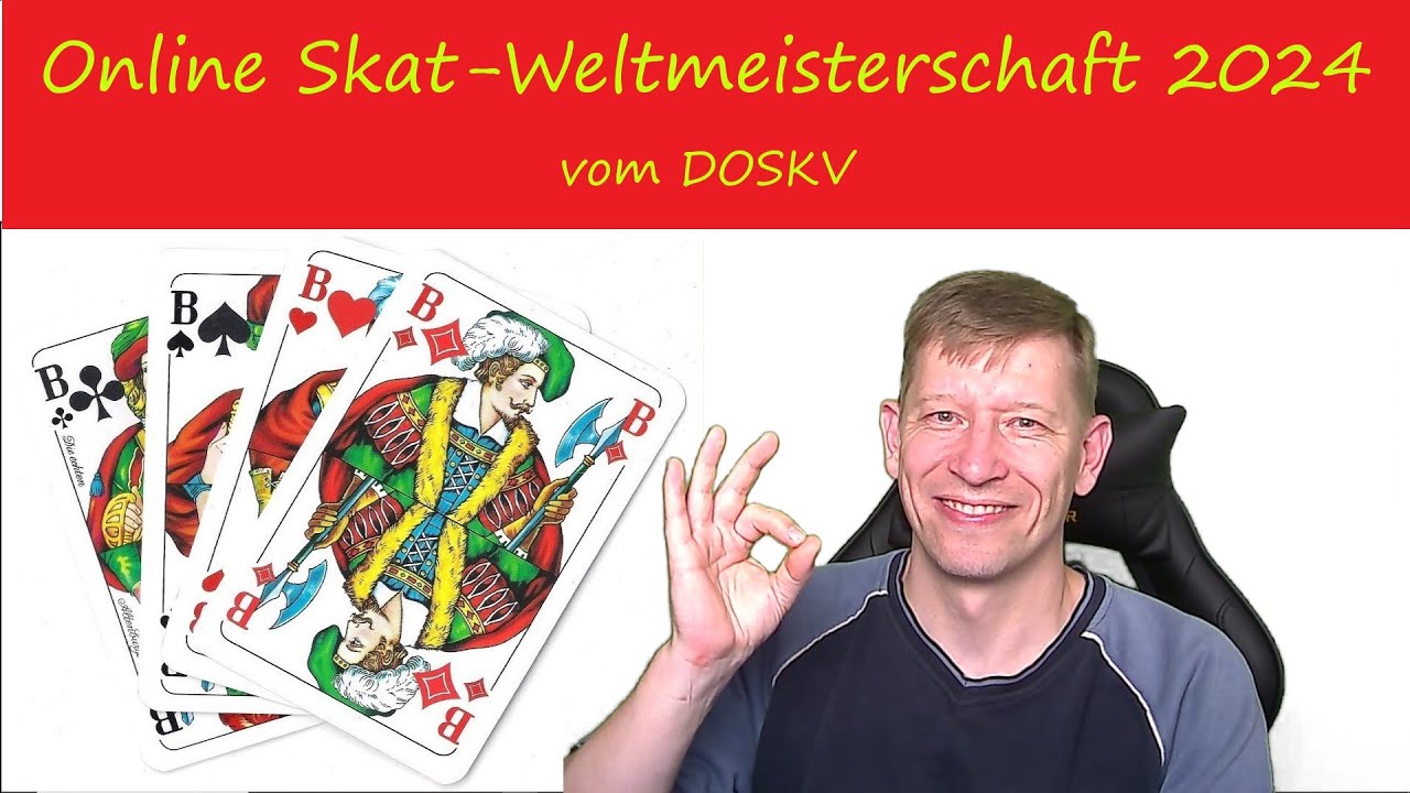 Skat Online Weltmeisterschaft 2024 Vorrunde 5. Serie YouTube