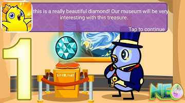 Duck Life Treasure Hunt: Gameplay Walkthrough Part 1 - 2 Treasures Found! (iOS, Android)